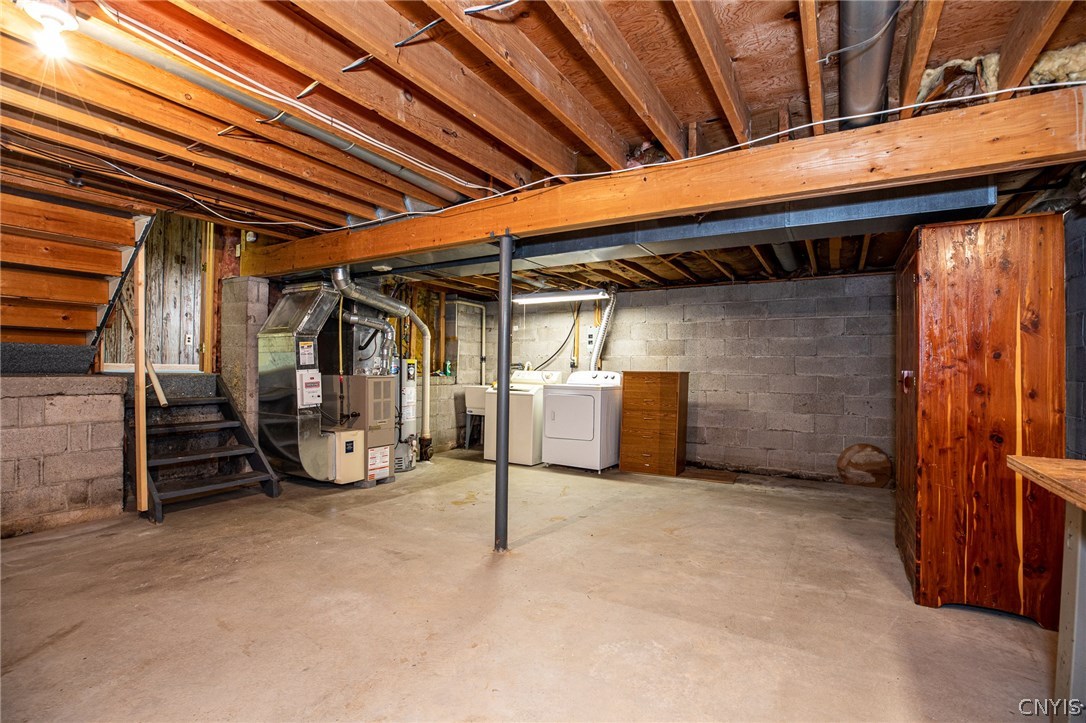 8003 Bamm Hollow Road Clay, NY 13041 - Photo 27 of 35 View of the ultra clean basement. Enjoy an abunda