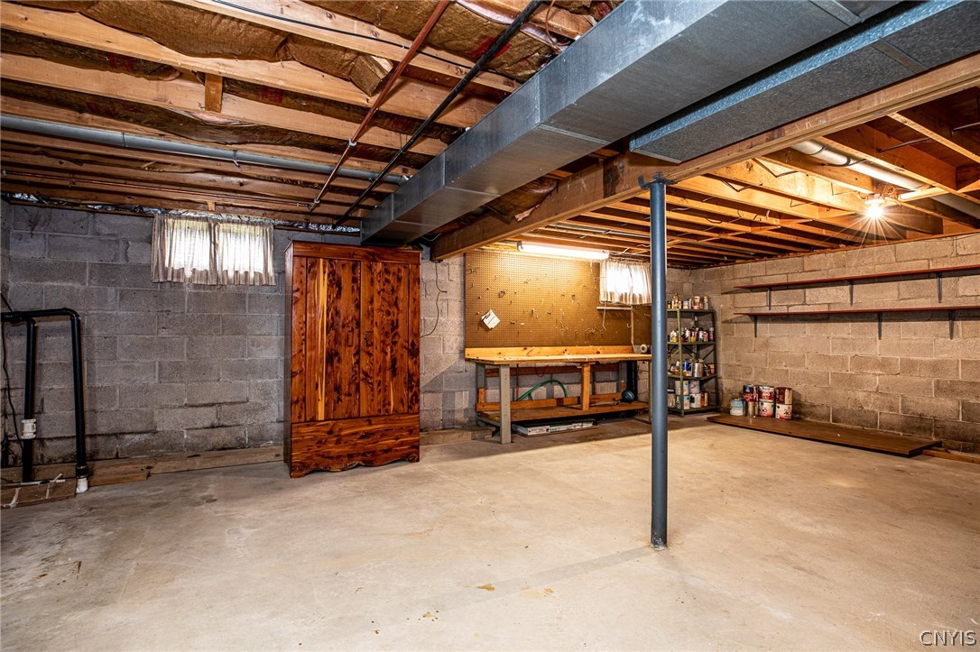 8003 Bamm Hollow Road Clay, NY 13041 - Photo 28 of 35 Basement is large enough not only for storage, but