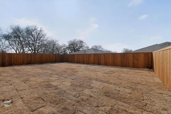 a view of wooden fence