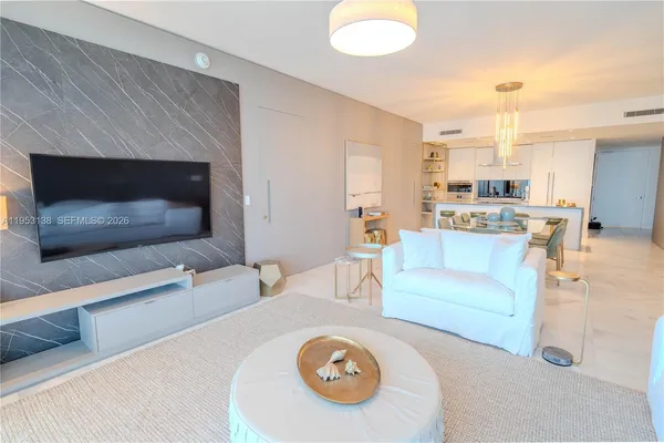 a very nice looking room with a large window
