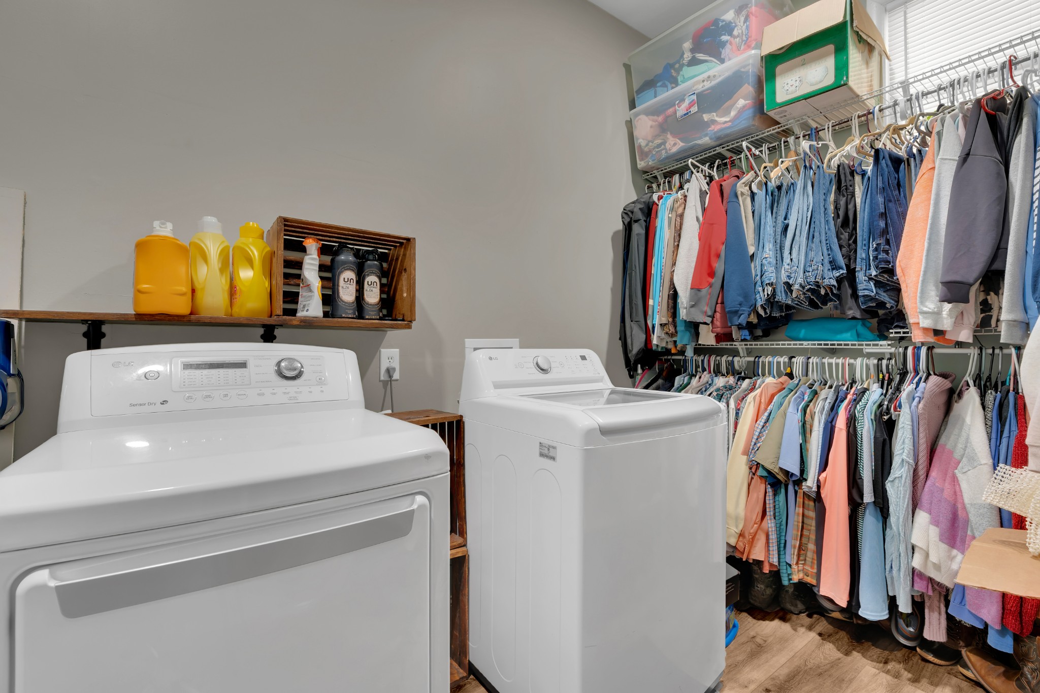52 Hotel Road Flintville, TN 37335 - Photo 20 of 48 a view of walk in closet with clothes and shoes