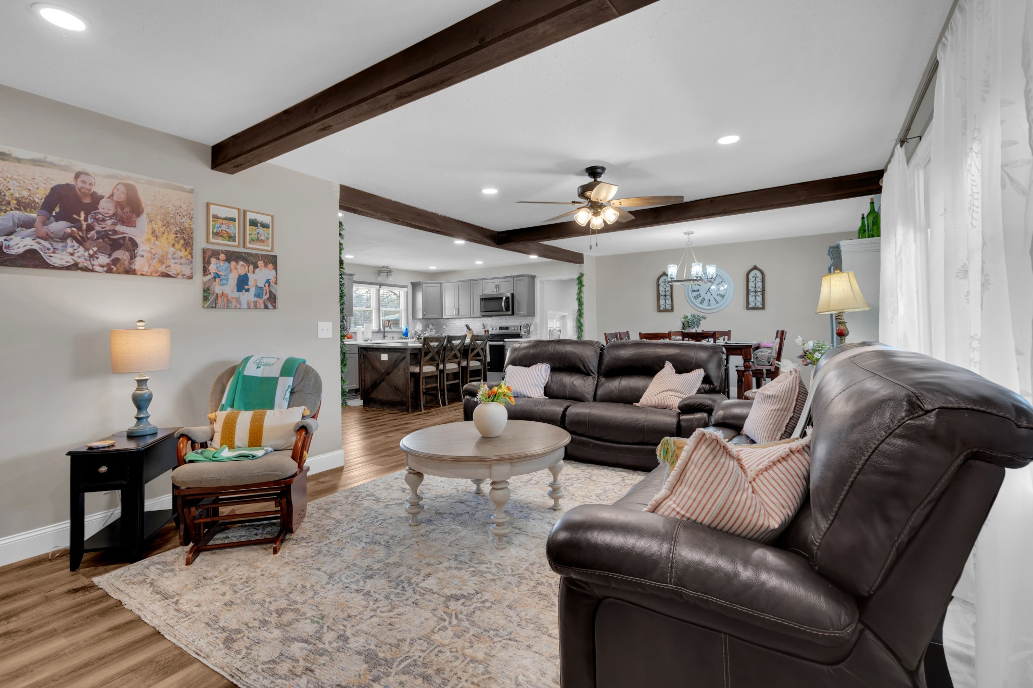 52 Hotel Road Flintville, TN 37335 - Photo 6 of 48 a living room with furniture and wooden floor
