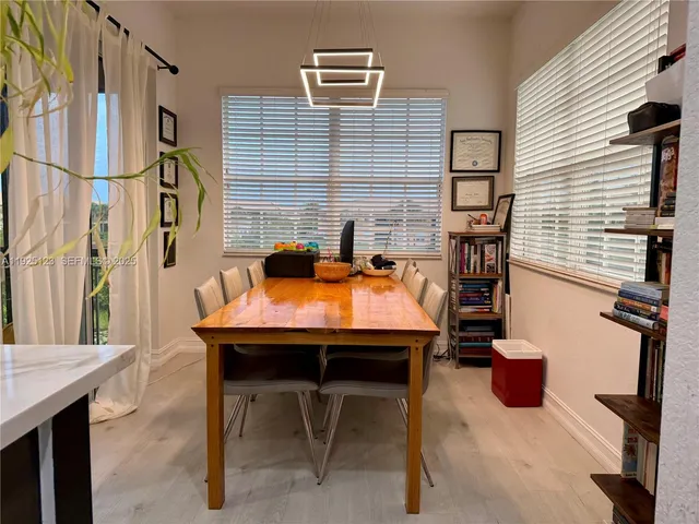 a room with furniture and a window