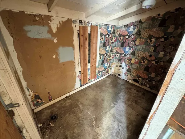 a view of water heater room