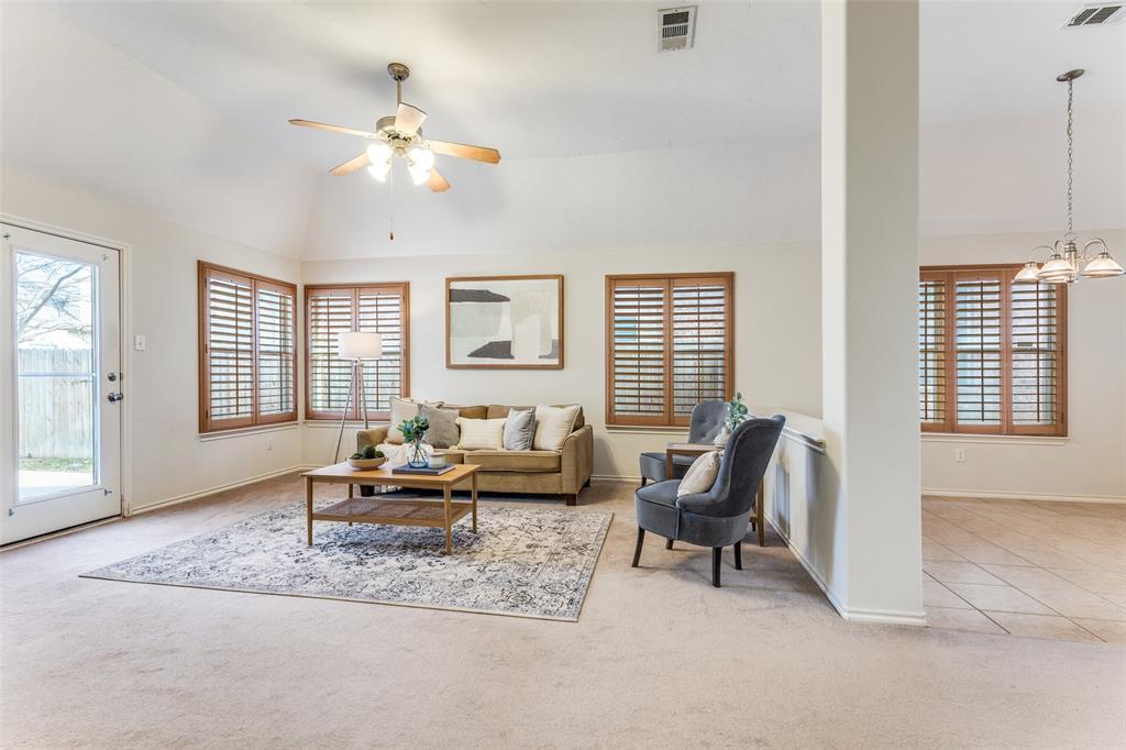 5213 Westheimer Road Fort Worth, TX 76244 - Photo 5 of 25 a living room with furniture and a large window