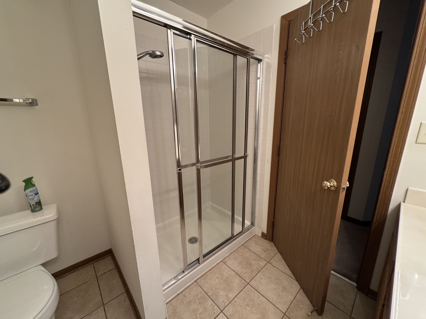 429 Prairieview Drive Oswego, IL 60543 - Photo 14 of 21 a bathroom with a granite countertop shower and a toilet