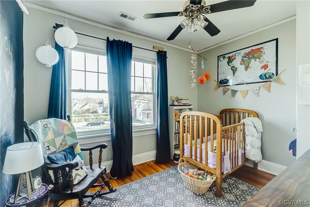 607 Overbrook Road Richmond, VA 23222 - Photo 25 of 40 Bedroom 2 - Two big windows, ceiling fan with ligh