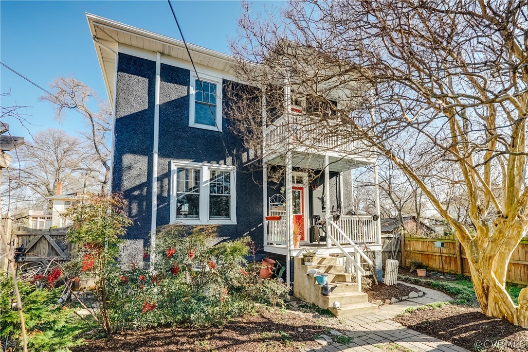 607 Overbrook Road Richmond, VA 23222 - Photo 29 of 40 Rear Elevation: This shows the giant crepe myrtle