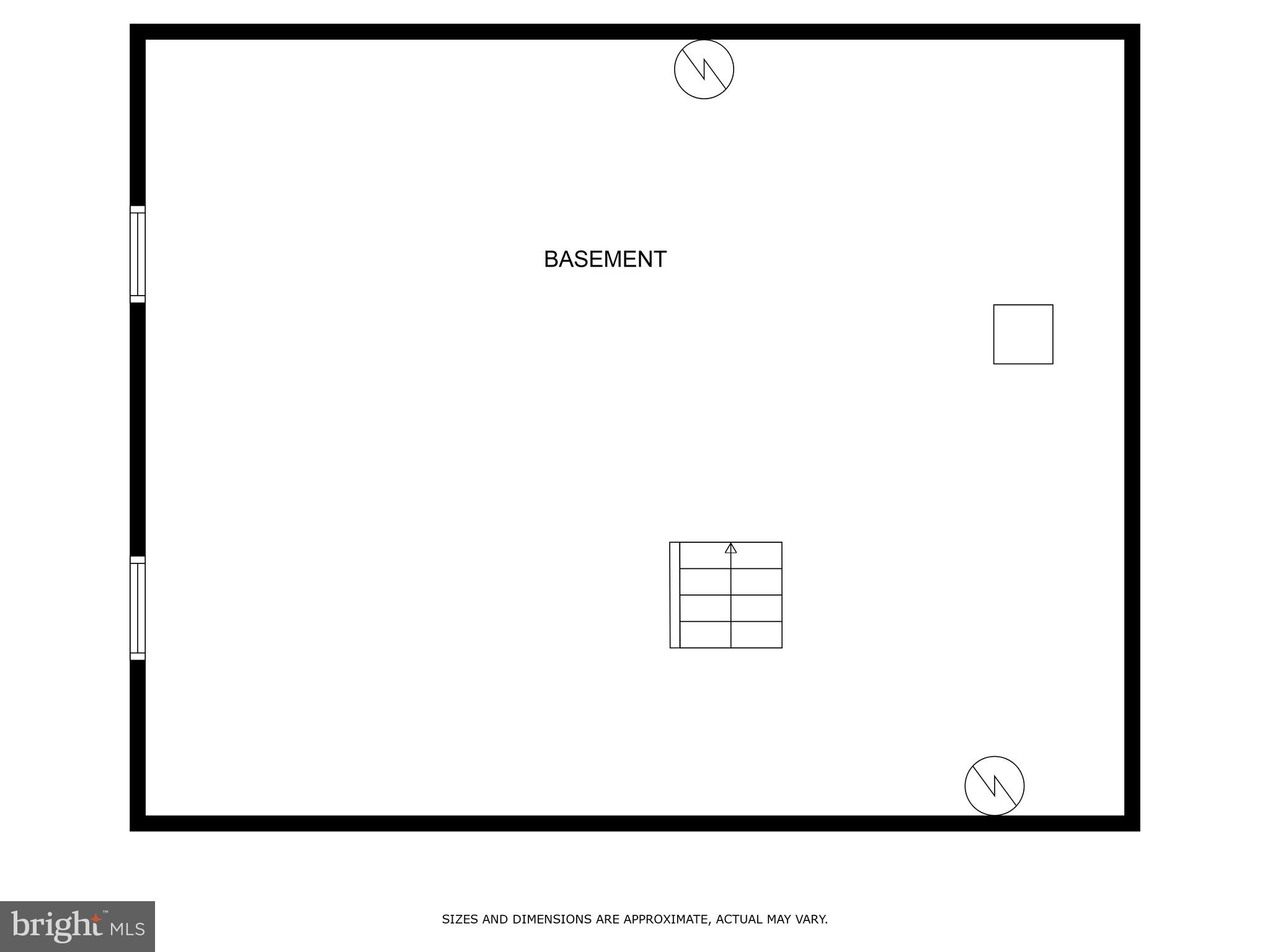 5925 Corrigan Road Doylestown, PA 18902 - Photo 63 of 64 a black and white photo of a floor