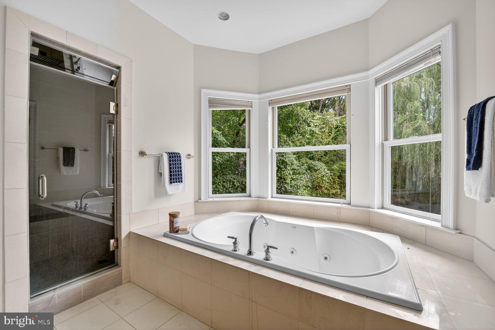 1829 47th Place Northwest Washington, DC 20007 - Photo 25 of 44 a bathroom with a tub and a sink