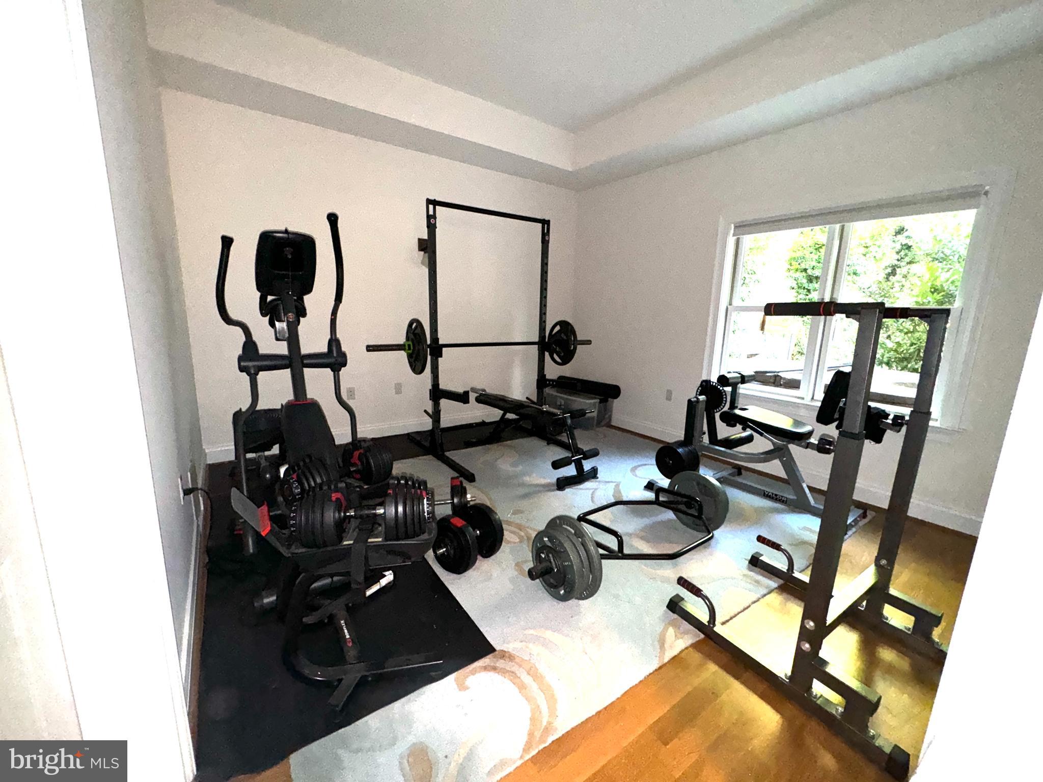 1829 47th Place Northwest Washington, DC 20007 - Photo 34 of 44 a view of a workspace with furniture and a window