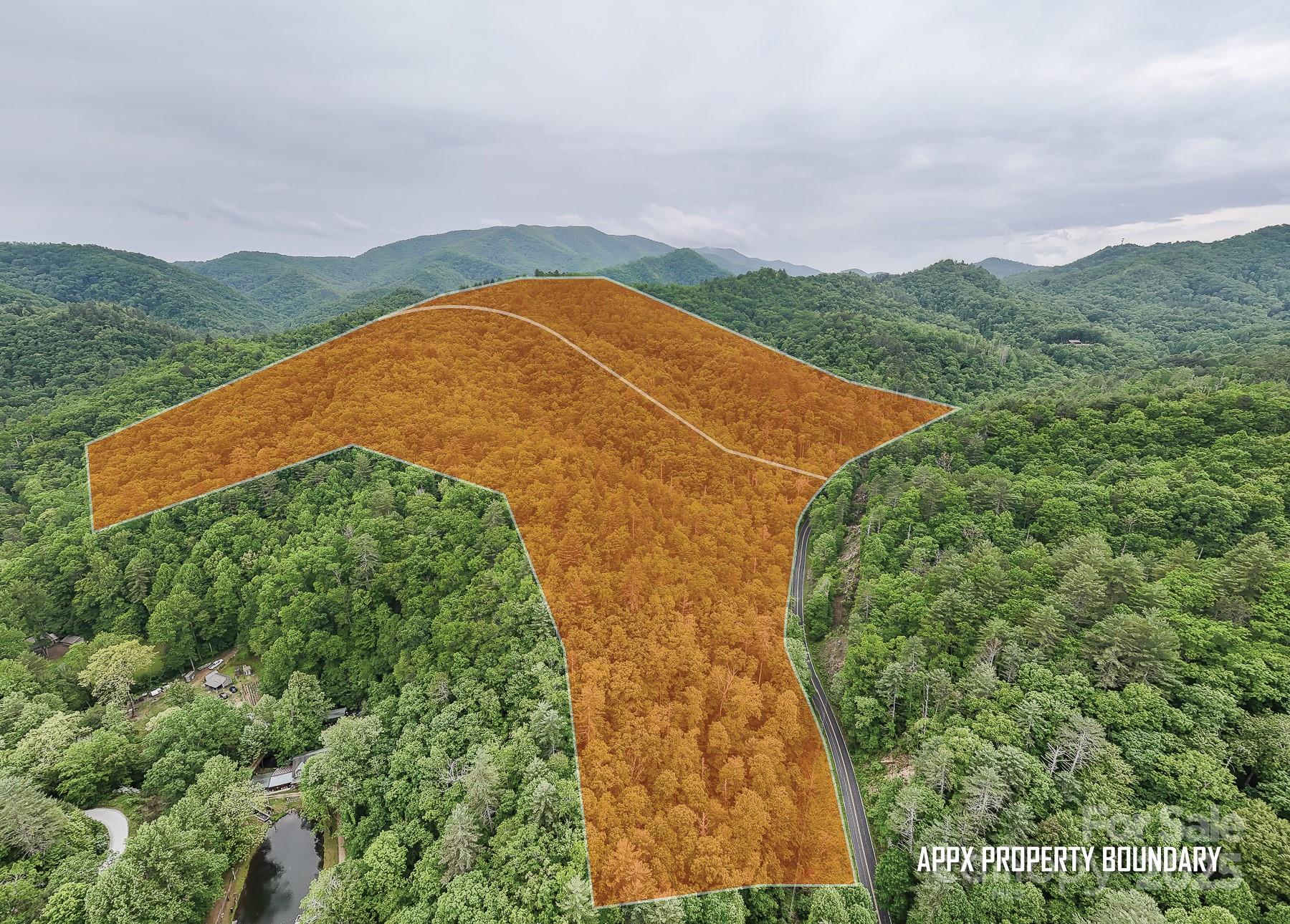399 Shell Stand Road Almond, NC 28702 - Photo 2 of 21 an aerial view of a house