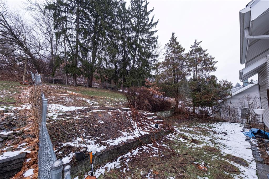 4263 Evergreen Road Pittsburgh, PA 15214 - Photo 23 of 28 a view of a yard with plants and trees