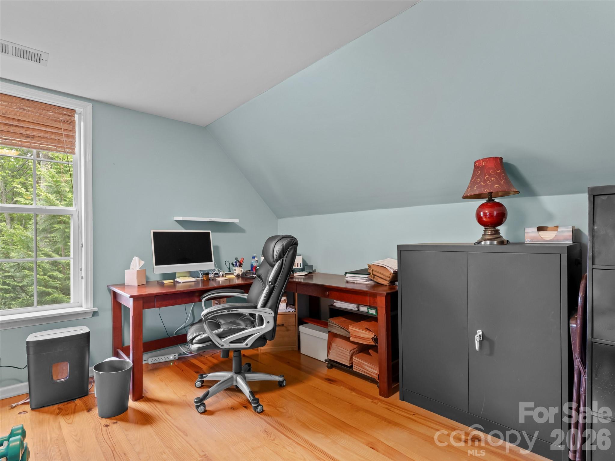 103 Old Southside Road Saluda, NC 28773 - Photo 30 of 48 a view of a workspace with furniture and a window