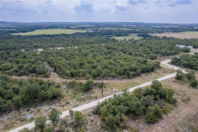 an aerial view of forest