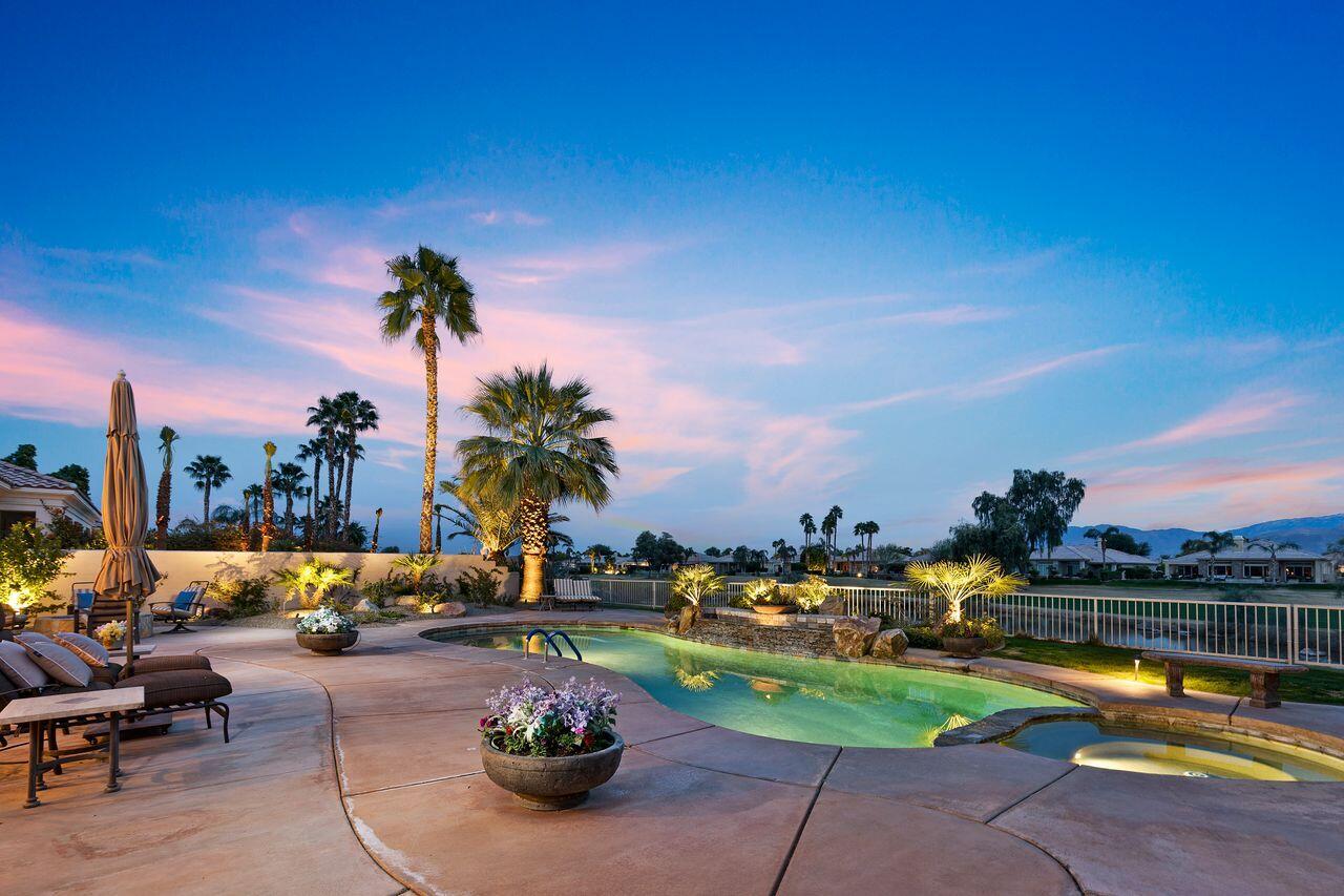 20 Vista Encantada Rancho Mirage, CA 92270 - Photo 34 of 37 a view of a swimming pool with a patio