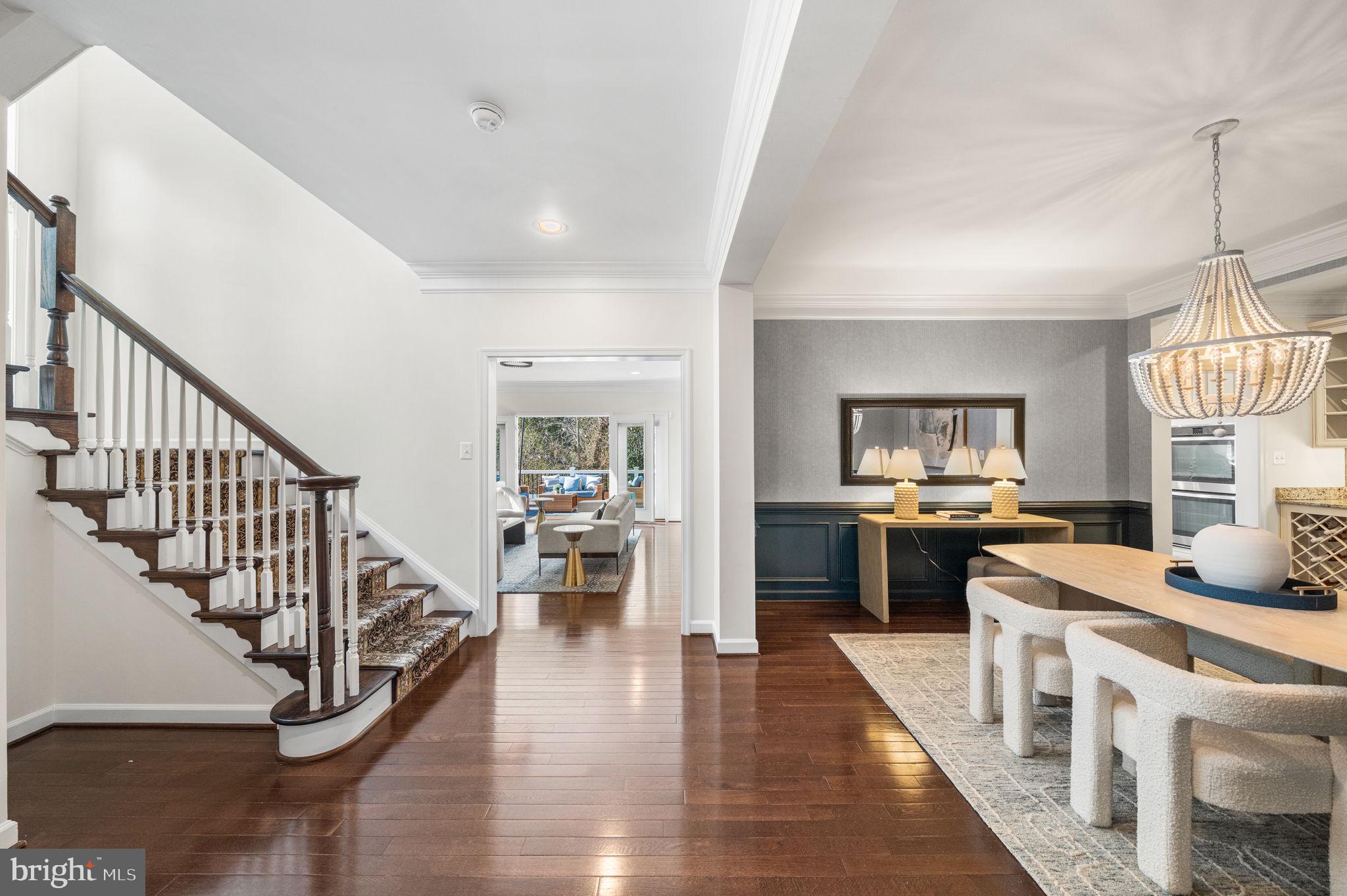8032 Washington Road Alexandria, VA 22308 - Photo 13 of 50 a kitchen with stainless steel appliances granite countertop lots of counter top space