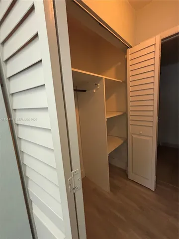 a view of walk in closet