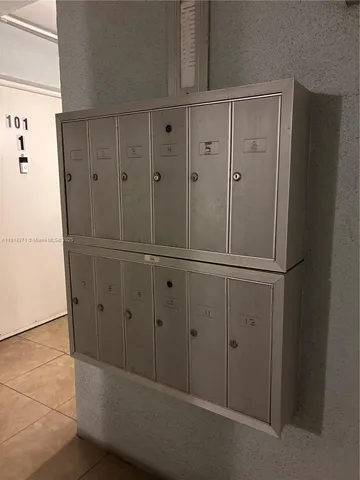 a view of closet area