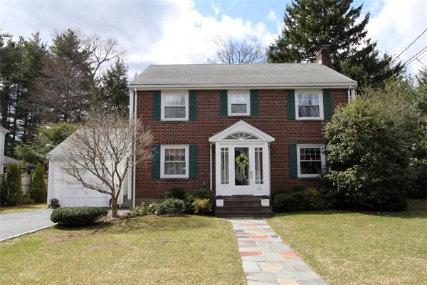 43 Eaton Road Needham, MA 02492 - Photo 1 of 1 a front view of a house with a yard