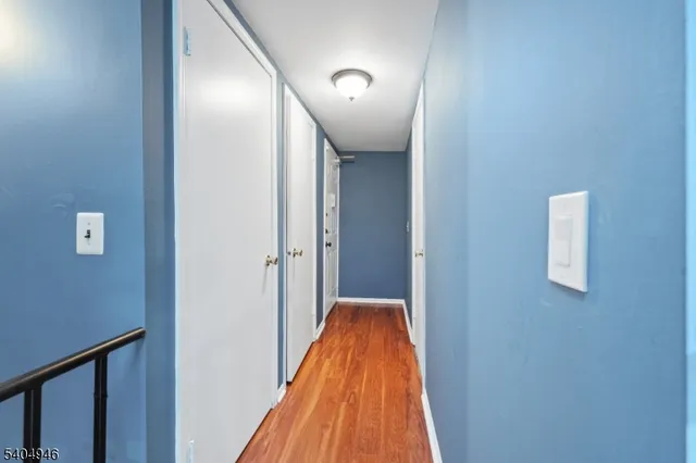 a view of a hallway with a elevator