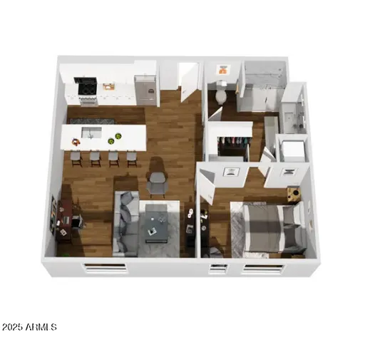 a kitchen with a stove and white cabinets