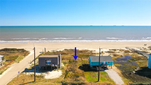 a view of an ocean and beach
