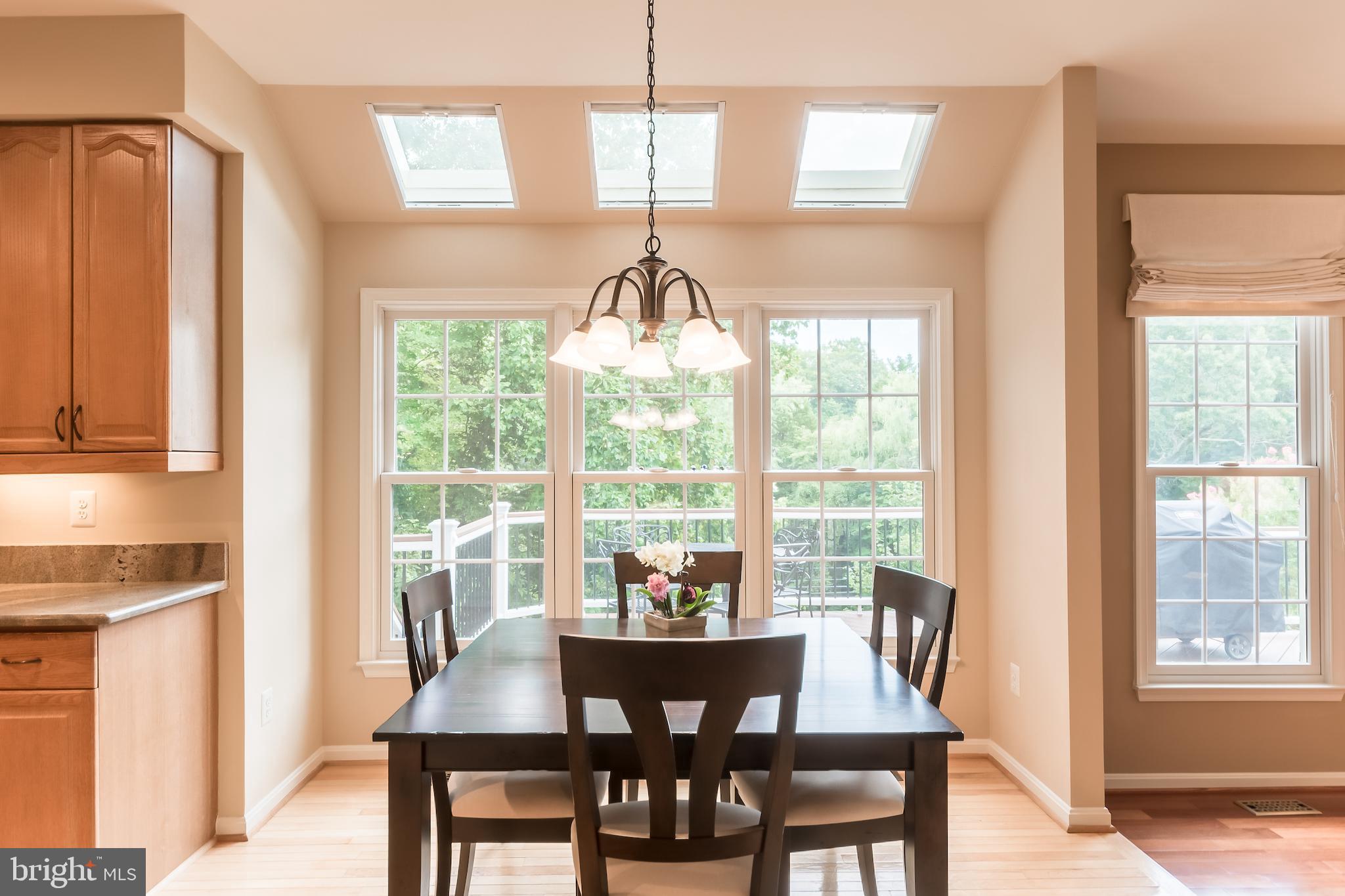 8156 Ridge Creek Way Springfield, VA 22153 - Photo 15 of 57 Breakfast room with skylights