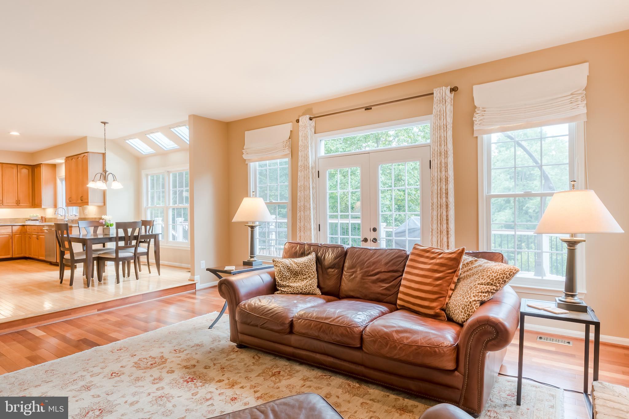 8156 Ridge Creek Way Springfield, VA 22153 - Photo 22 of 57 Den with french doors leading to deck