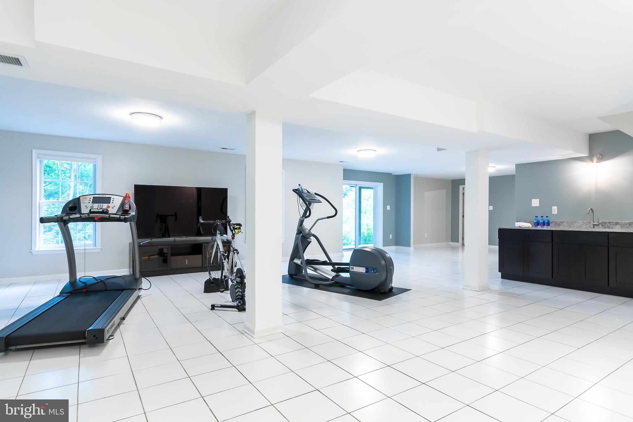 8156 Ridge Creek Way Springfield, VA 22153 - Photo 46 of 57 Basement -- perfect for media room or home gym!