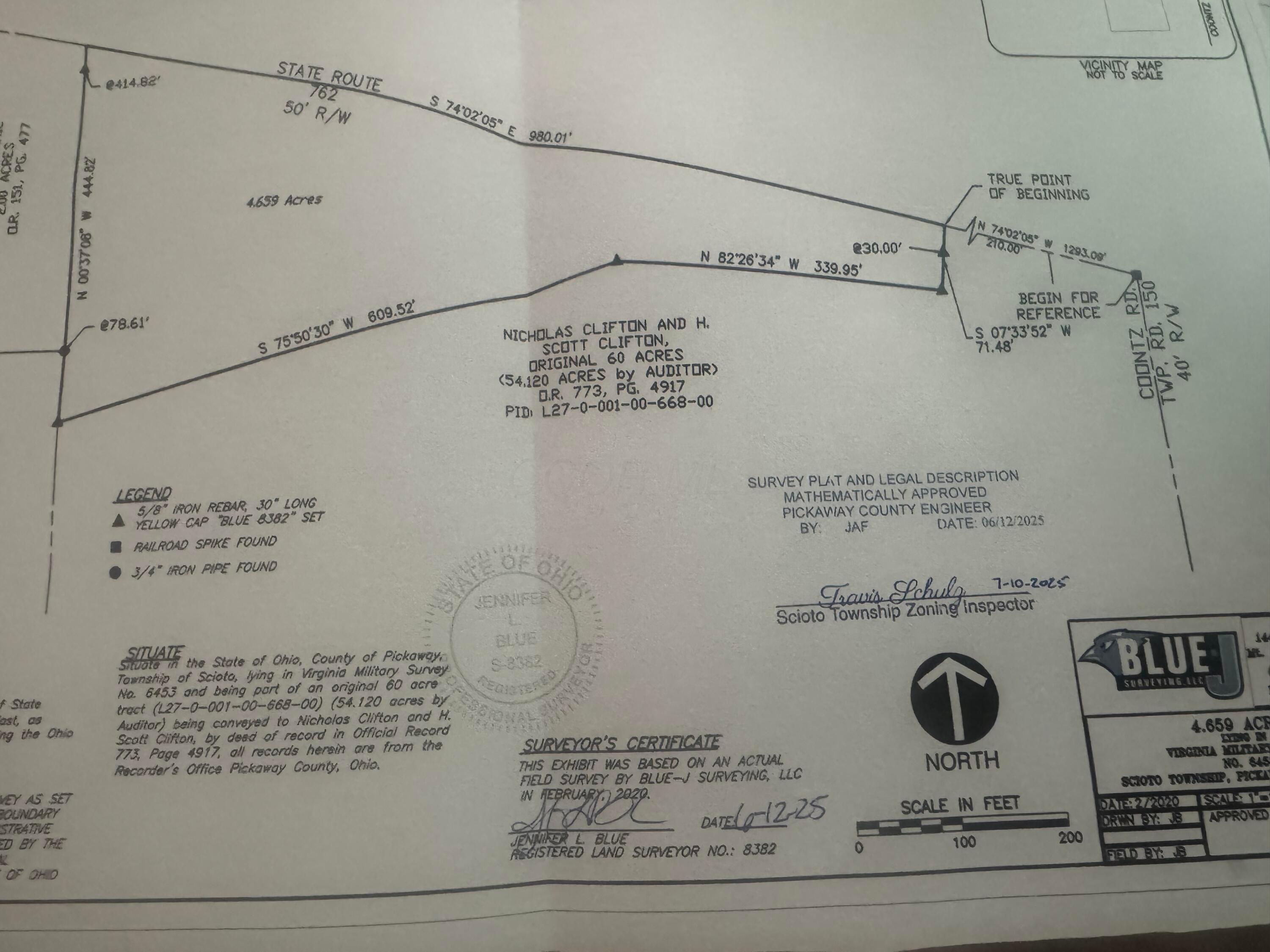 7789 State Rte 762 Orient, OH 43146 - Photo 3 of 5 land split plat