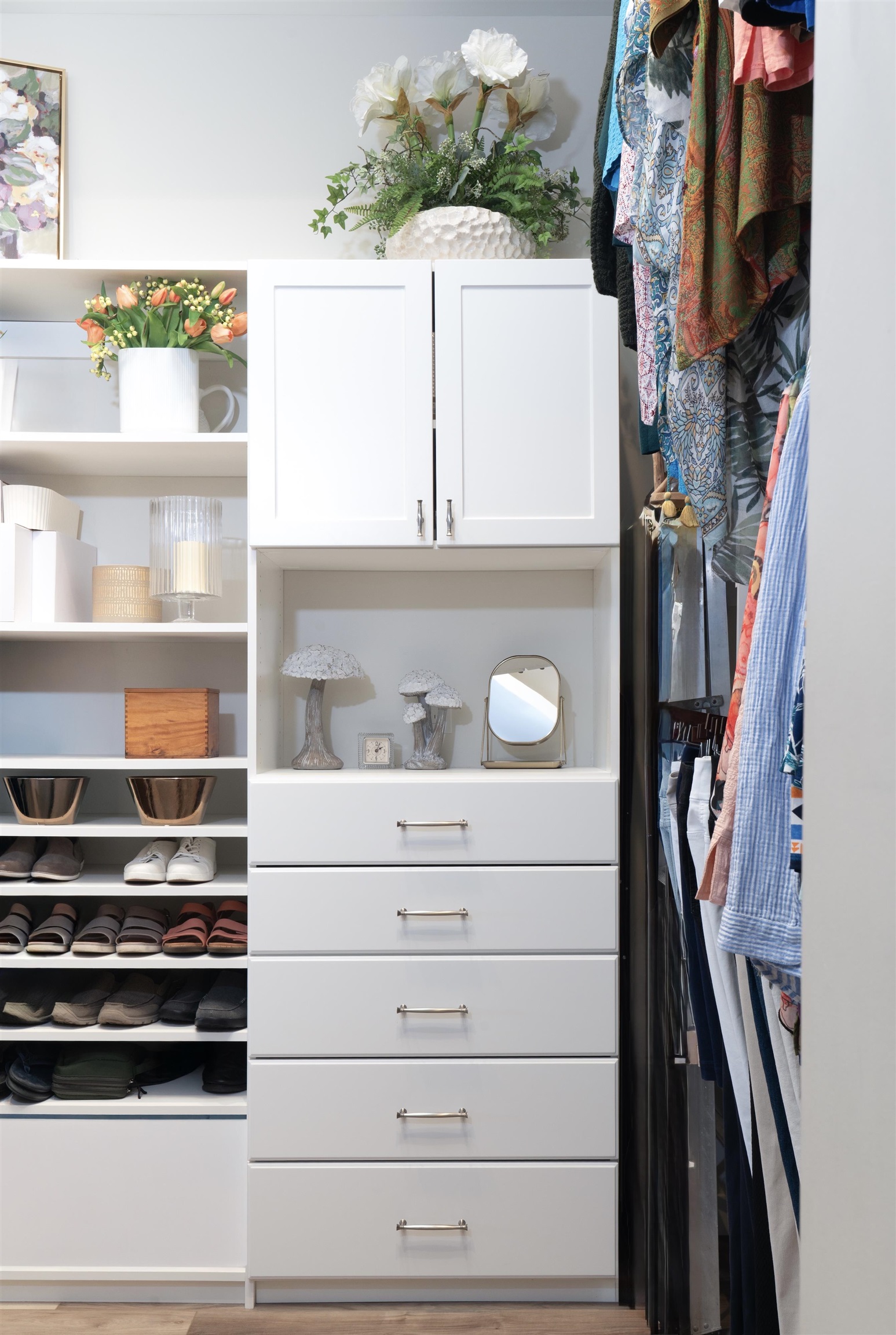 50 Puu Anoano Street, Unit 2804 Lahaina, HI 96761 - Photo 24 of 49 a view of walk in closet with clothes and shoes