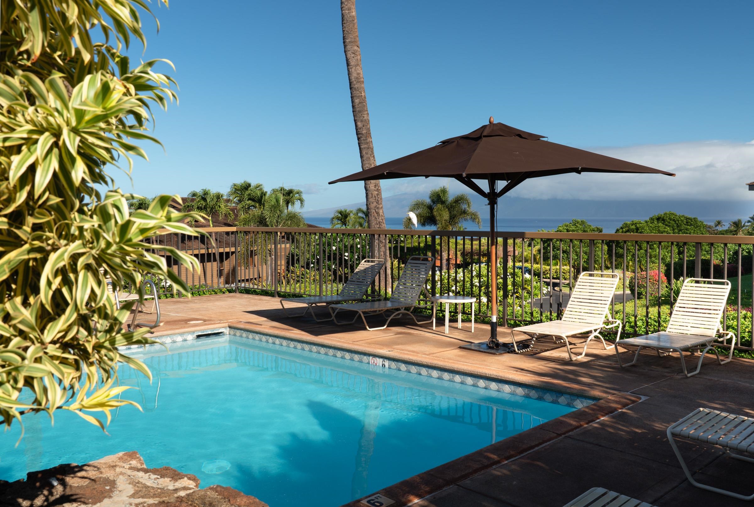 50 Puu Anoano Street, Unit 2804 Lahaina, HI 96761 - Photo 40 of 49 swimming pool view with a seating space
