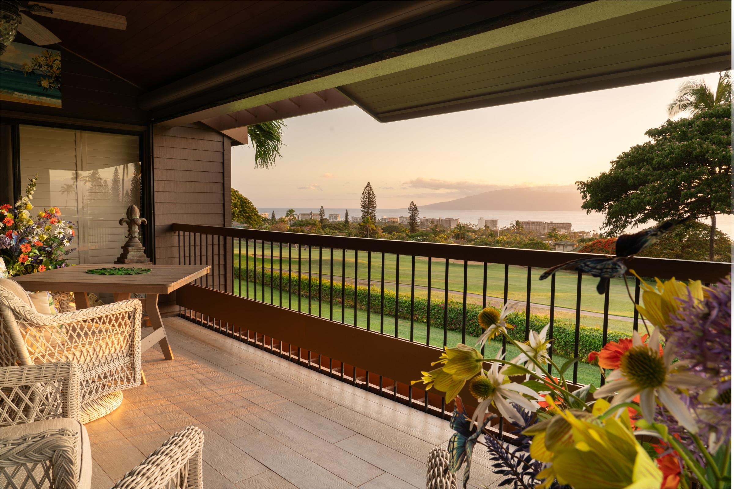 50 Puu Anoano Street, Unit 2804 Lahaina, HI 96761 - Photo 46 of 49 a view of a chairs and table in the balcony