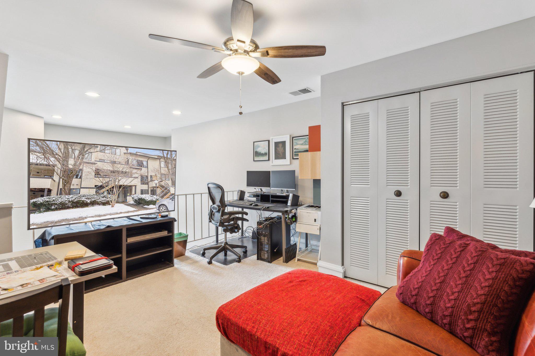 10108 Hellingly Place, Unit 300 Gaithersburg, MD 20886 - Photo 20 of 22 a bedroom with furniture and a large window