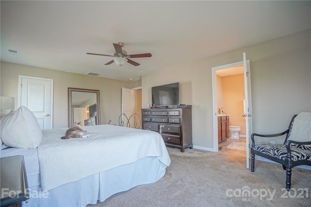 285 Almora Loop Mooresville, NC 28115 - Photo 18 of 45 a bedroom with furniture a bed and a chair