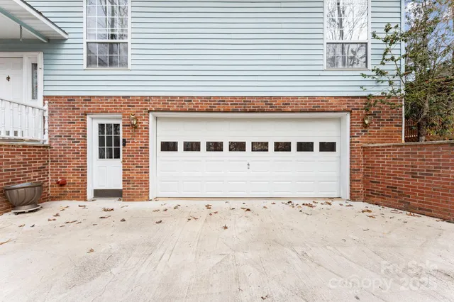 a view of a house with a window
