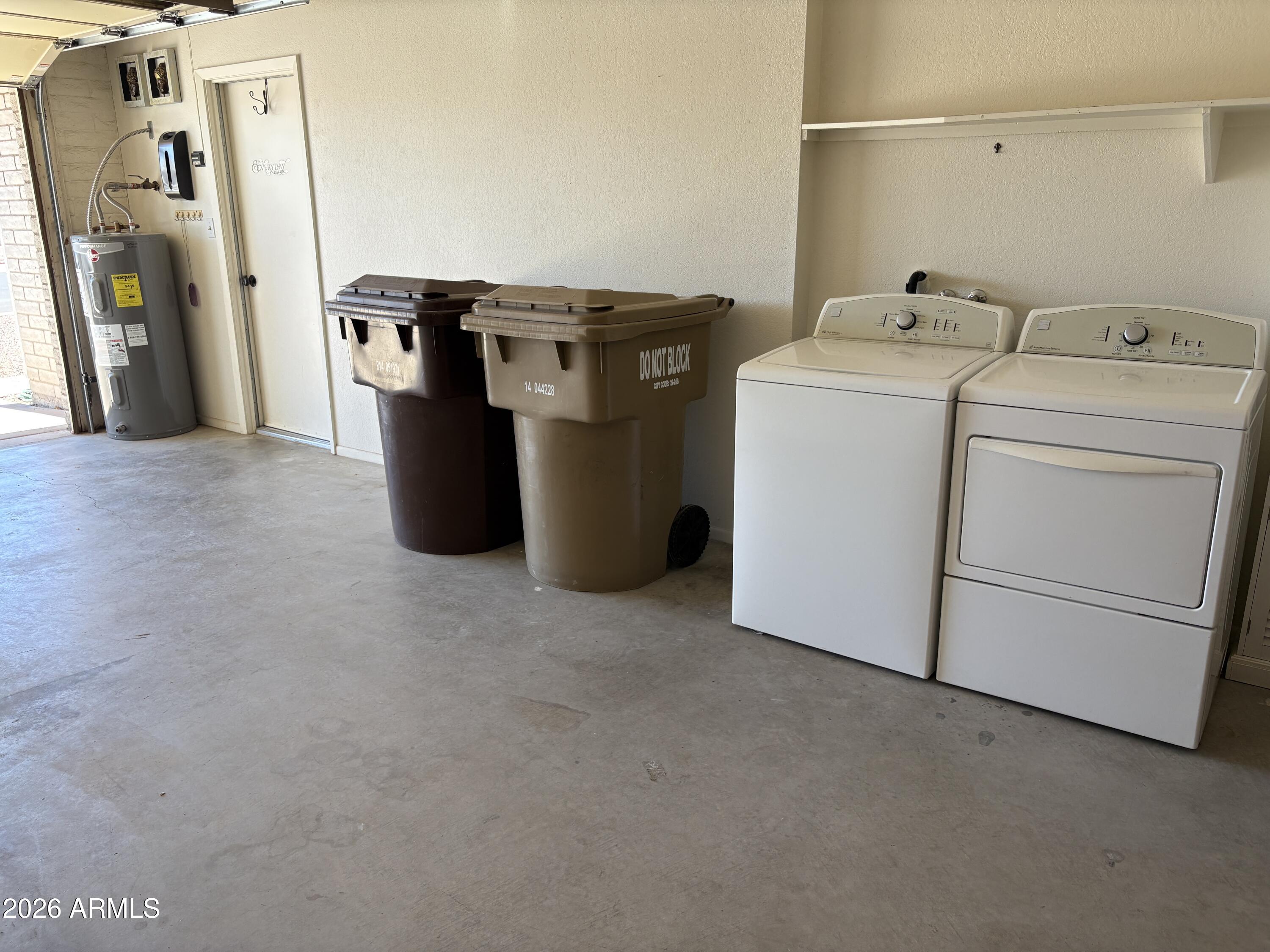9626 West Mountain View Road, Unit A Peoria, AZ 85345 - Photo 22 of 28 garage & laundry