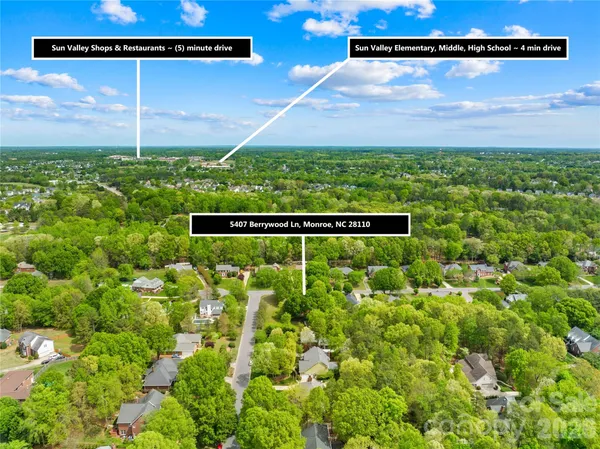 $529,000 | 5407 Berrywood Lane, Monroe, NC 28110