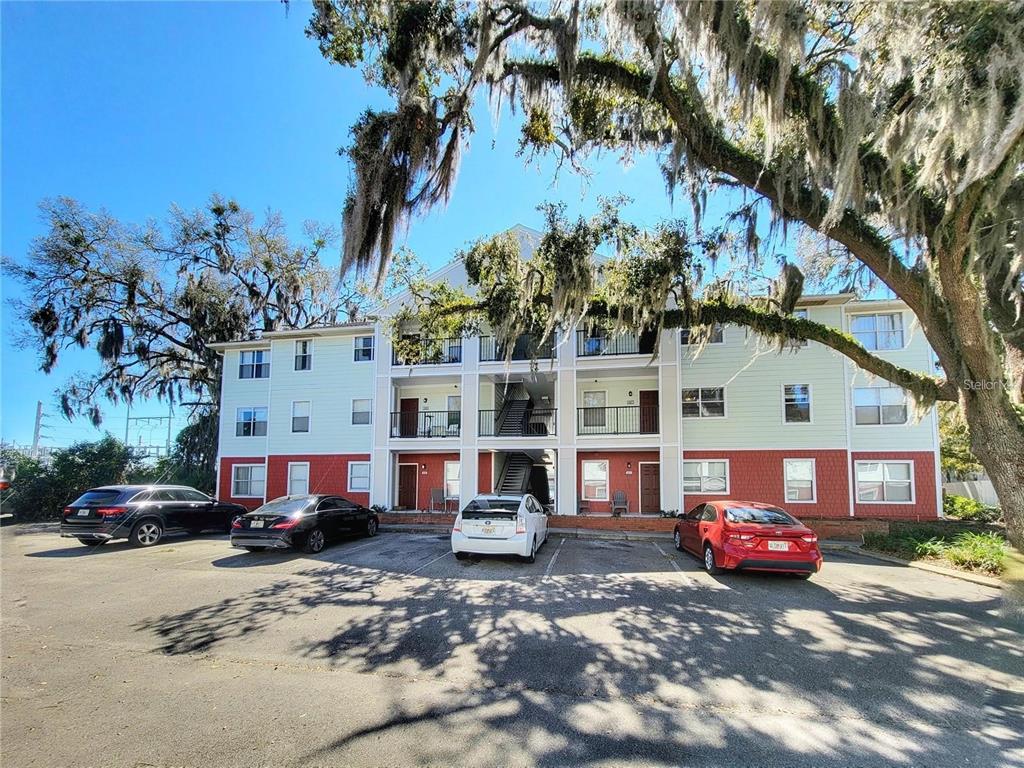 a car parked in front of a house