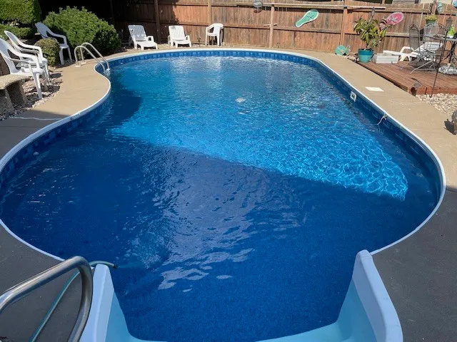 a view of a balcony with chair