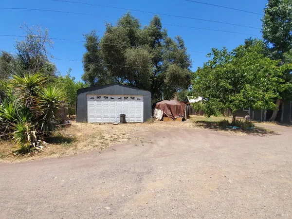 a bed room with large window