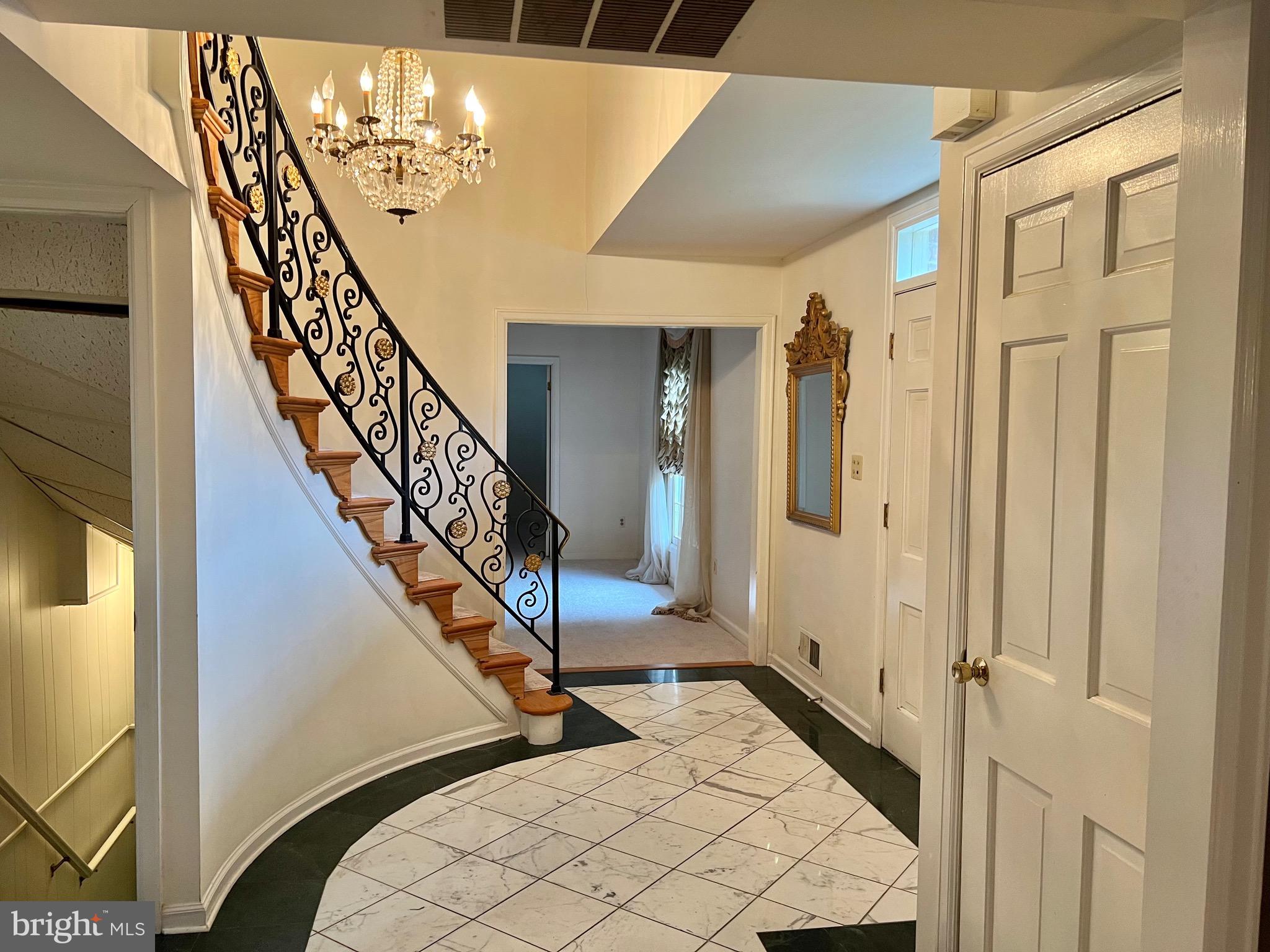 12703 Hammonton Road Silver Spring, MD 20904 - Photo 8 of 63 FOYER HAS MARBLE FLOORING