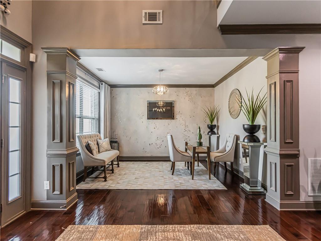 3820 Mabry Ridge Drive Buford, GA 30518 - Photo 20 of 55 a living room with furniture rug and wooden floor