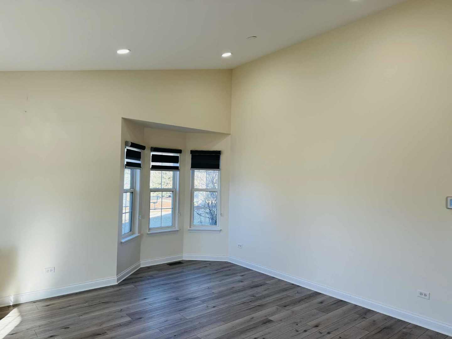 425 Claire Avenue Romeoville, IL 60446 - Photo 12 of 20 an empty room with wooden floor and windows