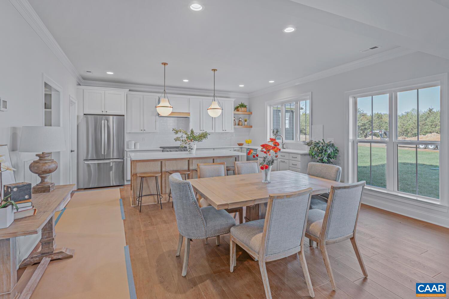 2 Agatha Ridge Lane, Unit LOT 2 Crozet, VA 22932 - Photo 13 of 42 a view of a dining room with furniture window and outside view