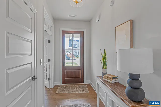 a room with furniture and a window