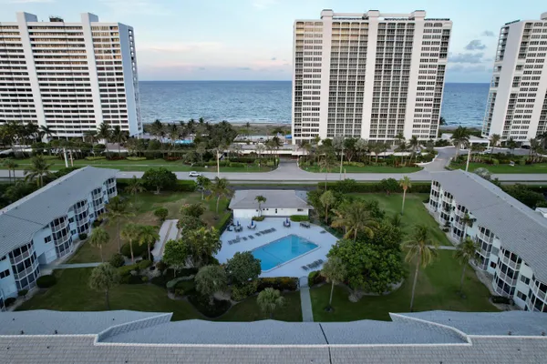 a view of a city with tall buildings