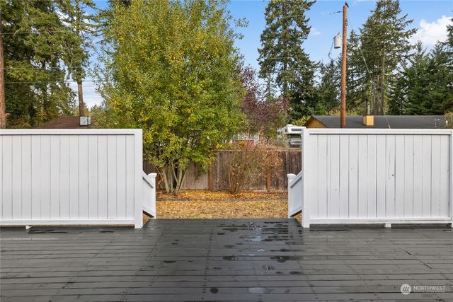 a house view with a backyard space