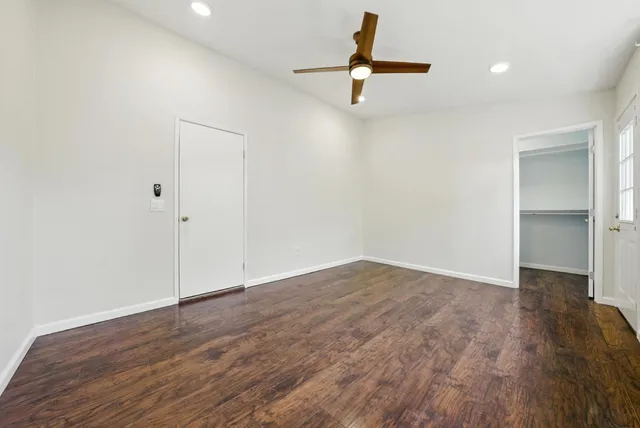 wooden floor in an empty room